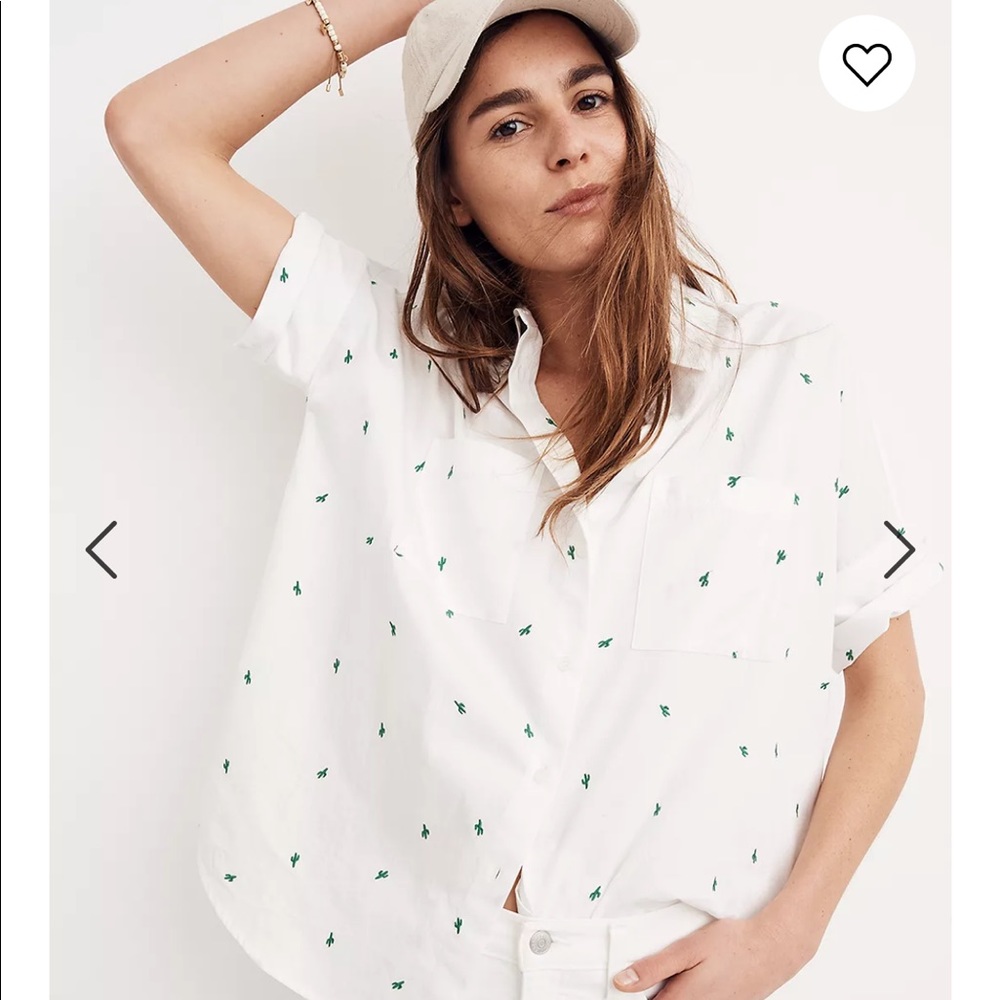 MADEWELL Embroidered Cactus Courier Shirt